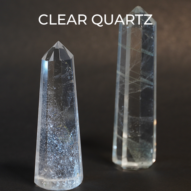 Clear Quartz Crystal Wand – Master Healer for Clarity, Amplification & Energy Balancing