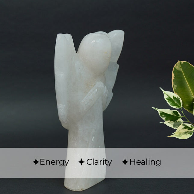 Clear Quartz Angel – Divine Light, Clarity & Amplified Energy