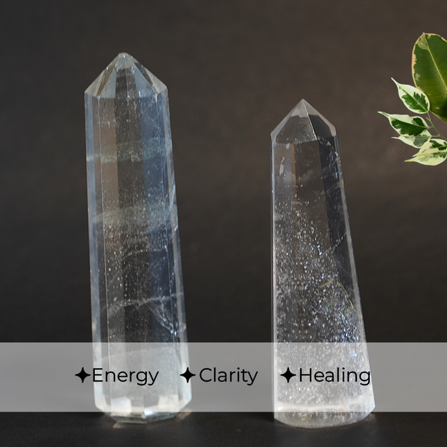 Clear Quartz Crystal Wand – Master Healer for Clarity, Amplification & Energy Balancing