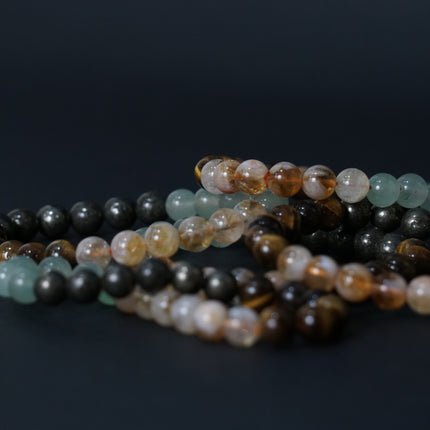 Money Magnet Round Beads Bracelets
