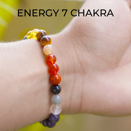 Energy 7 Chakra Beads Bracelet – Balance, Healing & Spiritual Alignment