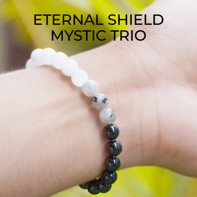 Eternal Shield Mystic Trio Beads Bracelets