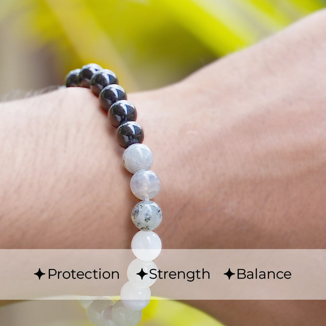 Eternal Shield Mystic Trio Beads Bracelets