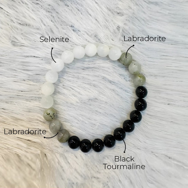 Eternal Shield Mystic Trio Beads Bracelets