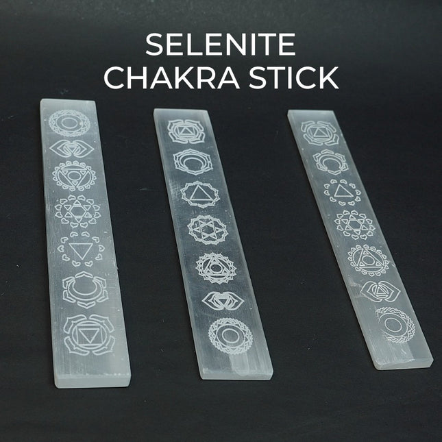 🌟 Exclusive Selenite Chakra Stick – Cleanse, Balance & Energize Your Chakras
