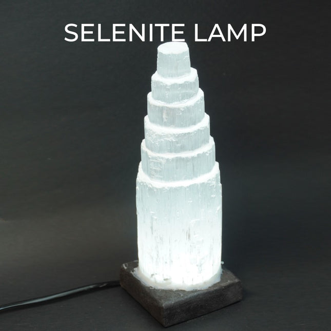 Exclusive Selenite Lamp – Illuminate Your Space with Purity & Light