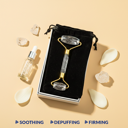 Rose Quartz Face Roller Kit