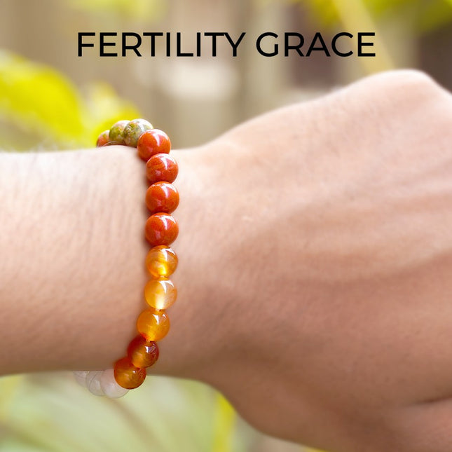 Fertility Grace Bracelet – Empowering Your Journey with Crystal Harmony