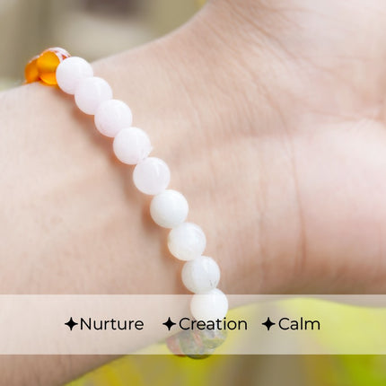 Fertility Grace Bracelet – Empowering Your Journey with Crystal Harmony