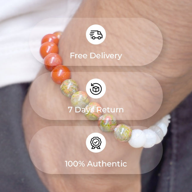 Fertility Grace Bracelet – Empowering Your Journey with Crystal Harmony