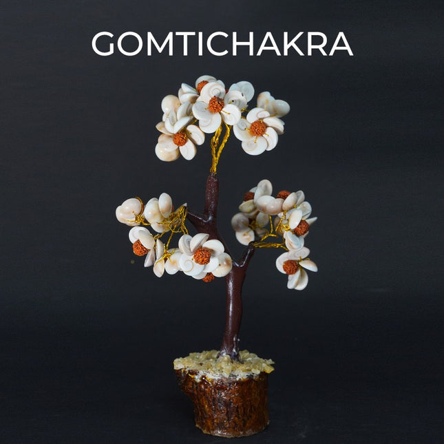 Gomtichakra Gemstone Tree - Handcrafted Tree of Sacred Energy and Balance