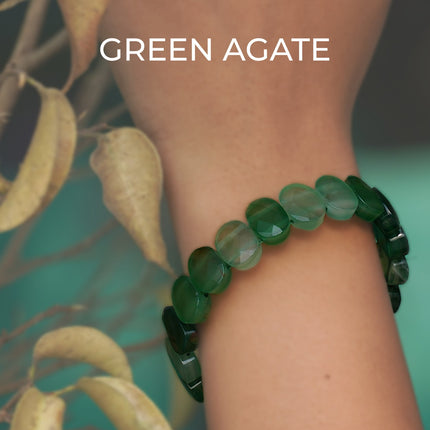 Green Agate Designer Beads– Natural Beauty, Artisan Charm