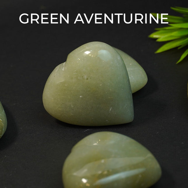 🌿 Green Aventurine Big Heart Stone