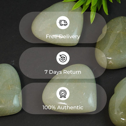🌿 Green Aventurine Big Heart Stone