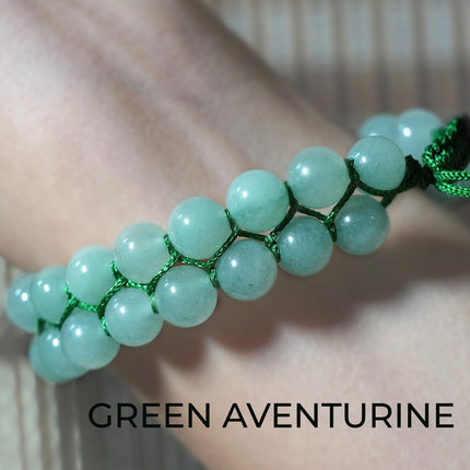 Green Aventurine Double Dori Bracele