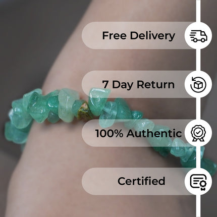 Green Aventurine Chips Bracelet