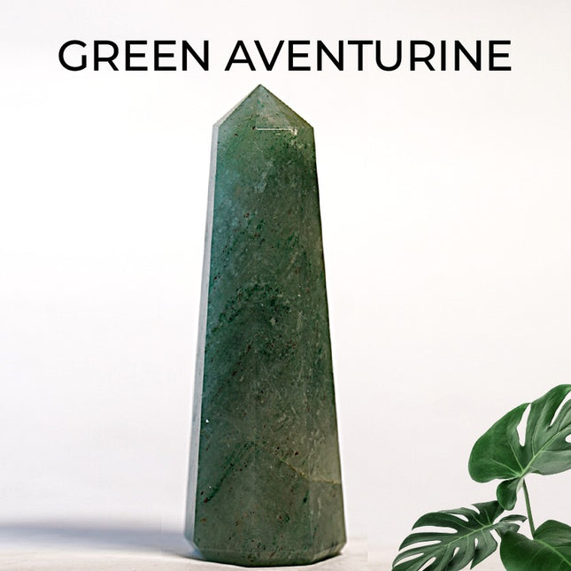 Green Aventurine Wand - Harness the Healing Energy of the Heart Chakra