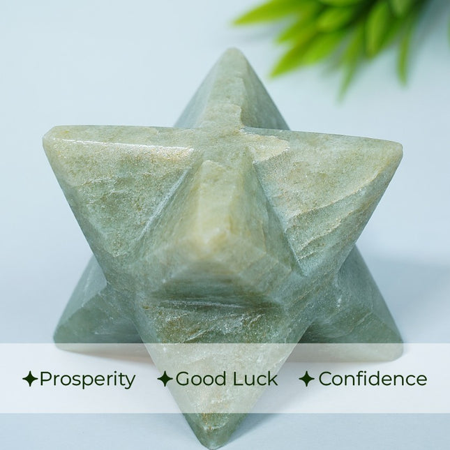 Green Aventurine Merkaba Big Star