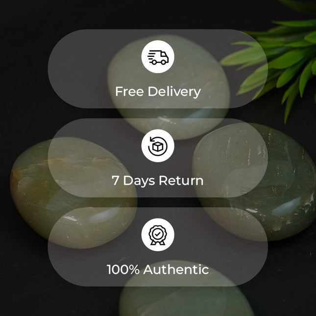 💚 Green Aventurine Palm Stone
