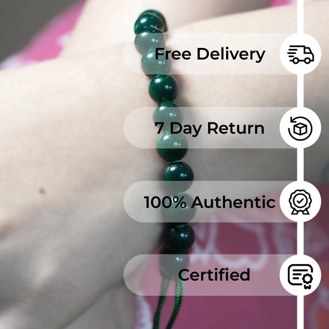 Green Jade Single Dori Bracelet
