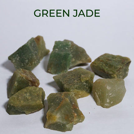 Green Jade Raw Stone (Natural, Untreated)