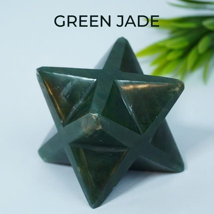 Green Jade Merkaba Big Star