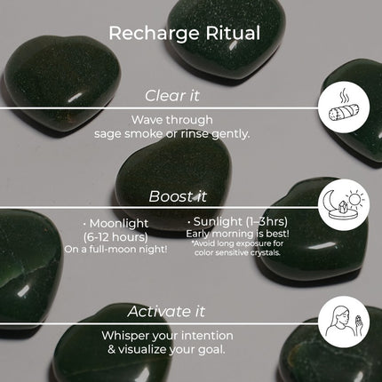 Green Jade Puffy Heart Stone