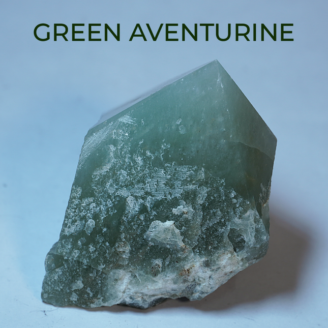 Green Aventurine Raw Crystal Points – Prosperity, Healing & Growth