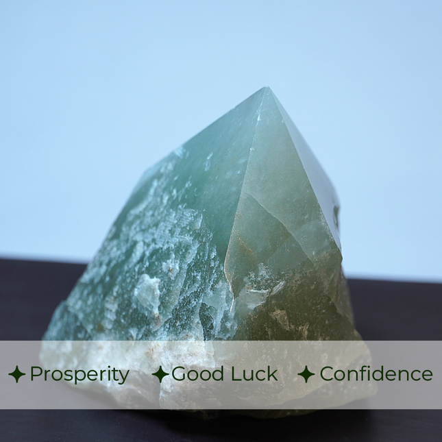 Green Aventurine Raw Crystal Points – Prosperity, Healing & Growth