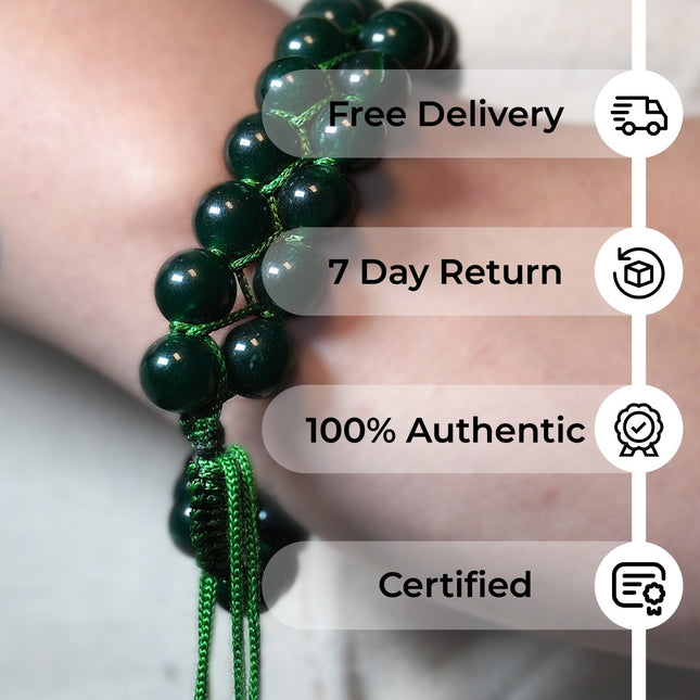 Green Jade Double Dori Bracelet