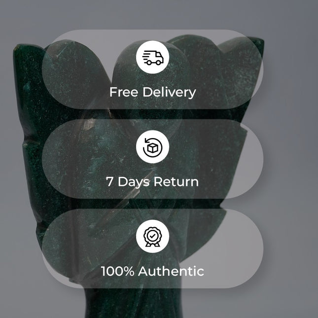 Green Jade 6 inch Angel –A Sacred Symbol of Harmony, Healing & Heart-Centered Abundance