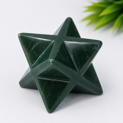 Green Jade Merkaba Big Star