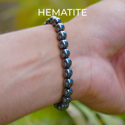 Hematite Beads Bracelets  – Grounding, Balance & Protection