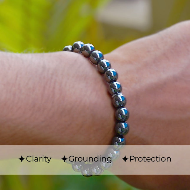 Hematite Beads Bracelets  – Grounding, Balance & Protection