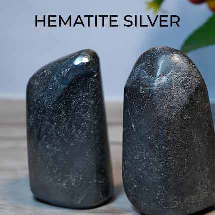 Silver Hematite Free Form