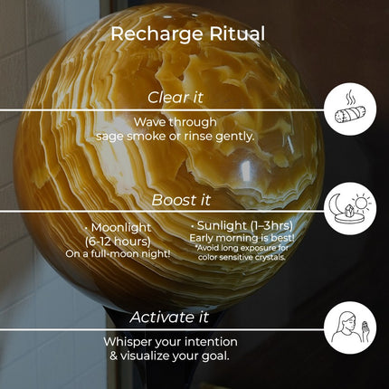 Honey Calcite Crystal 40 Kg Ball – Empowerment, Clarity & Solar Energy