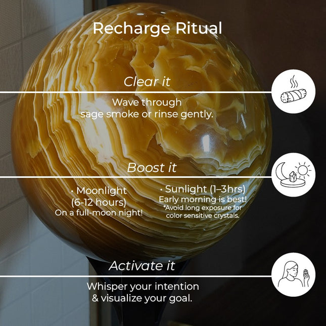 Honey Calcite Crystal 40 Kg Ball – Empowerment, Clarity & Solar Energy