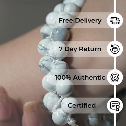 Howlite Double Dori Bracelet