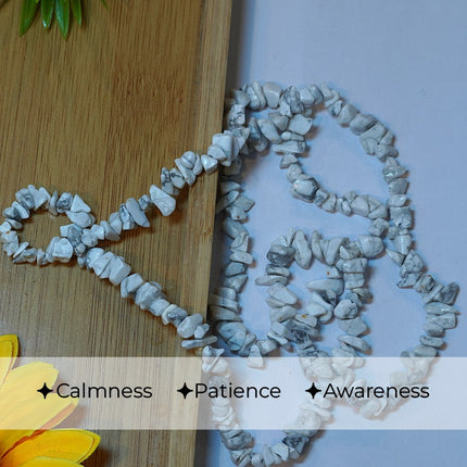 Howlite Chips Mala
