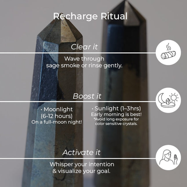 Indian Pyrite Wand – Manifestation, Protection & Power in Your Palm