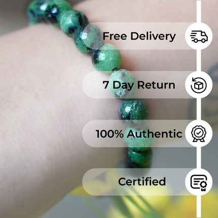 Kambaba Jasper Diamond Cut Bracelet – Ancient Wisdom, Deep Grounding