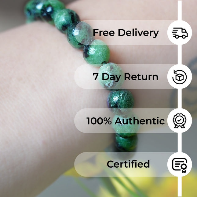 Kambaba Jasper Diamond Cut Bracelet – Ancient Wisdom, Deep Grounding