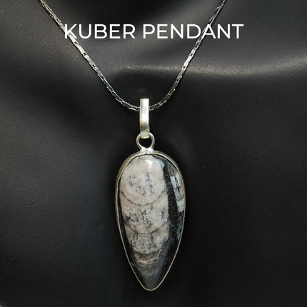 Kuber Stone Angel Pendulum Pendant