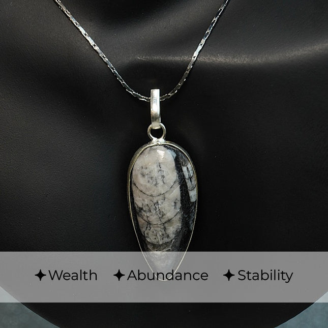 Kuber Stone Angel Pendulum Pendant