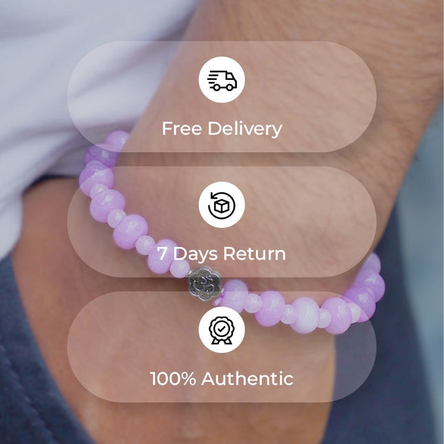 Kunzite Wati Bracelet – Awaken Love, Heal Emotion, Embrace Inner Peace