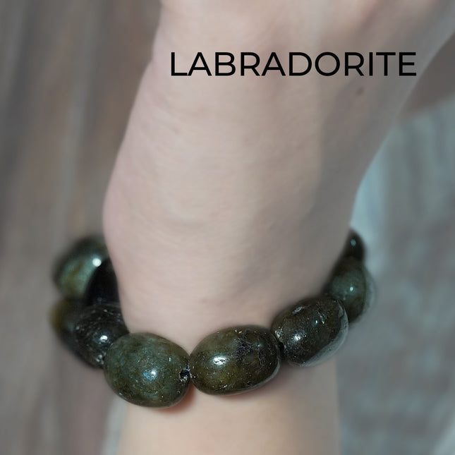 Labradorite Tumble Bracelet — Your Portal to Magic, Mystery & Transformation