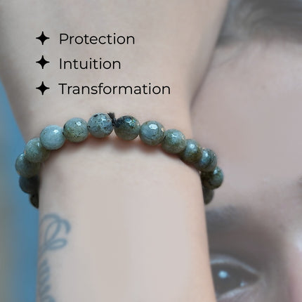 Labradorite Diamond Cut Bracelet – Awaken Magic & Intuition