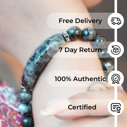 Labradorite Designer Charm Bracelet – Mystic Glow & Spiritual Protection