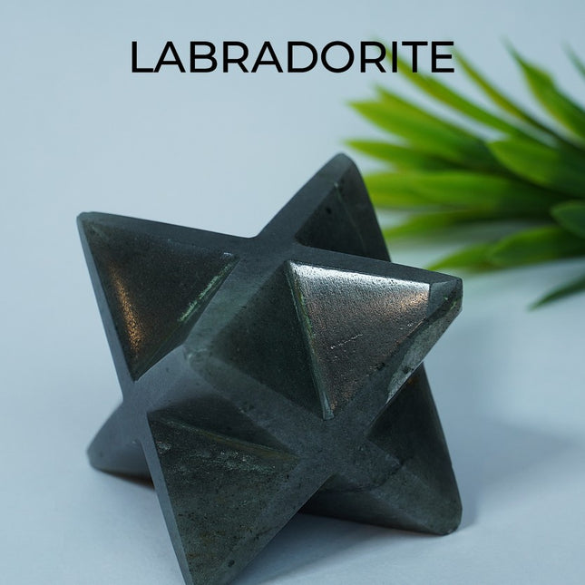 Labradorite Merkaba Big Star