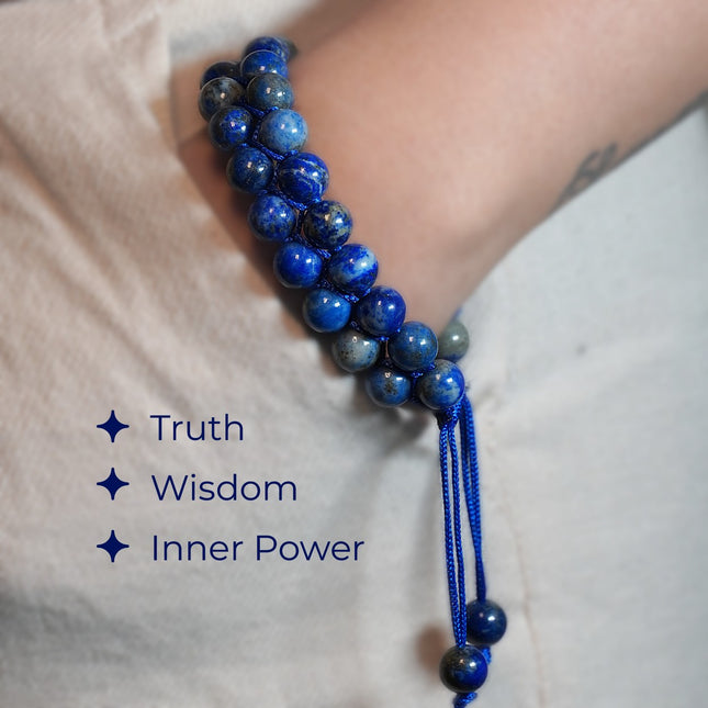 Lapis Lazuli Double Dori Bracelet